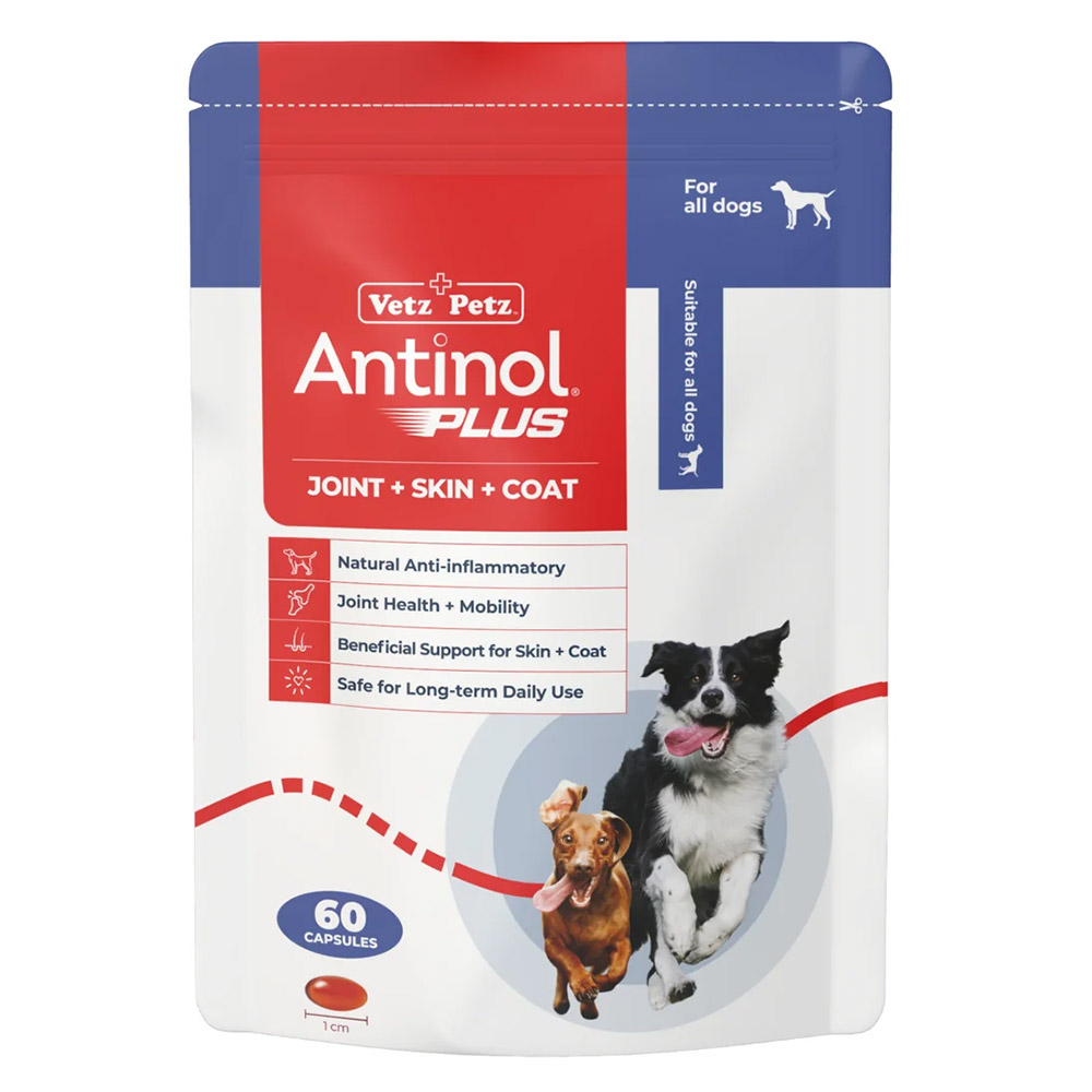 Antinol Plus Natural Anti Inflammatory Joint & Mobility Capsules for Dogs for Dog Supplies