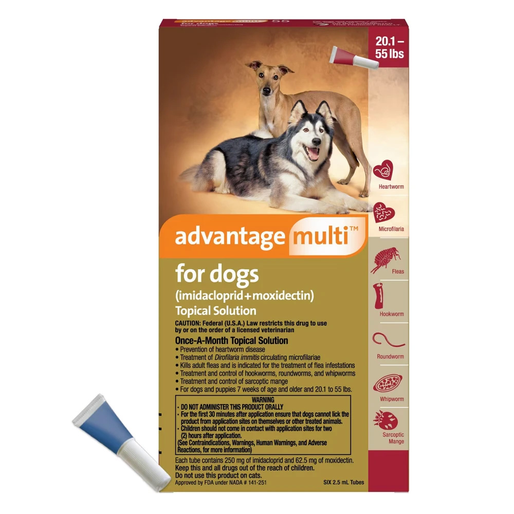 Advantage Multi (Advocate) Large Dogs 20.1-55 lbs (Red)