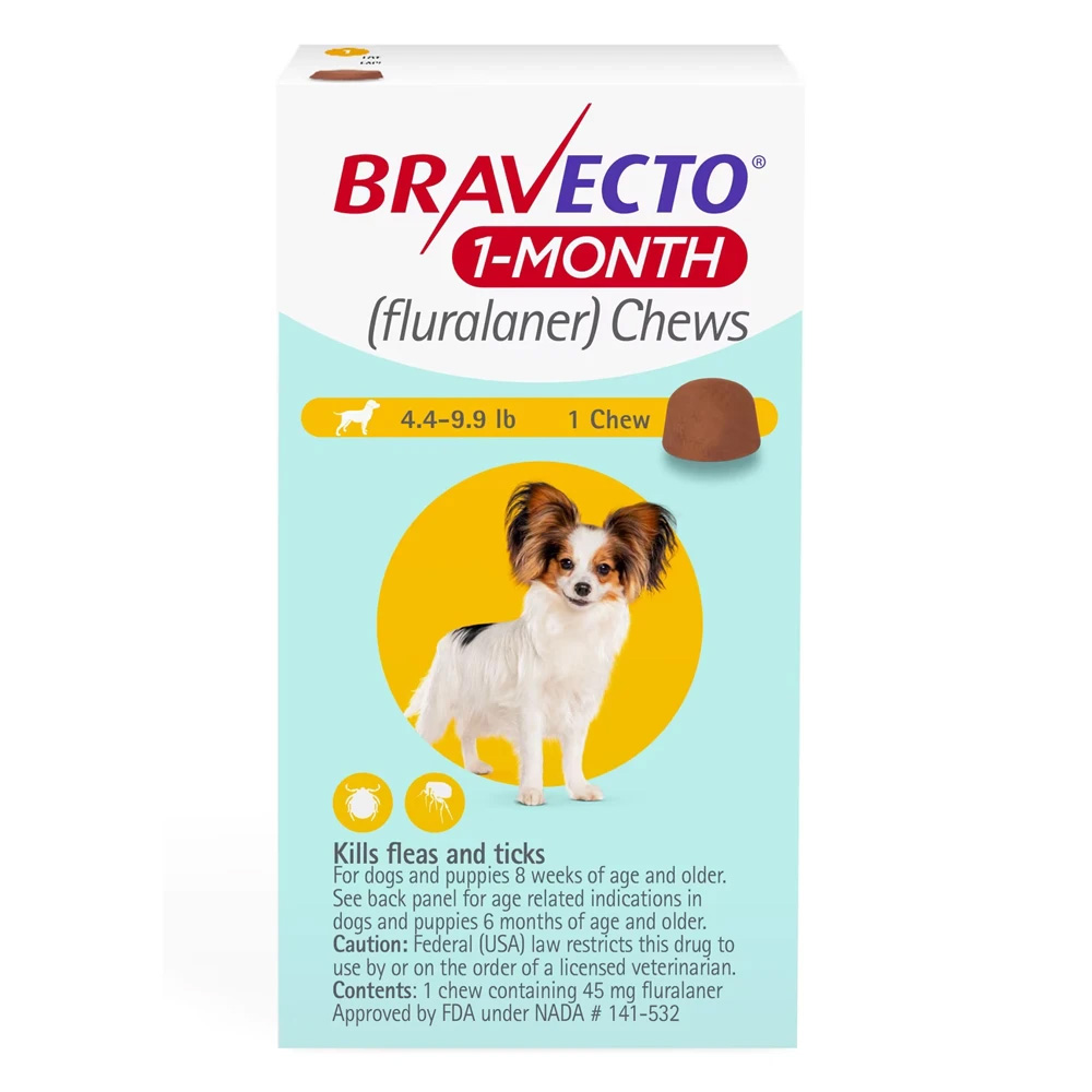 Bravecto 1-Month Chew for Dog Supplies