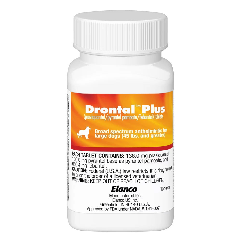Drontal Plus For Large Dogs 10 - 35 kg