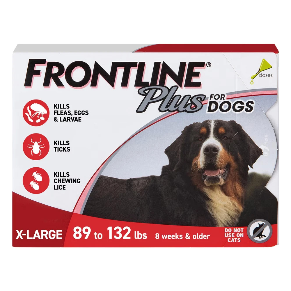Frontline Plus for Extra Large Dogs over 89 lbs (Red)