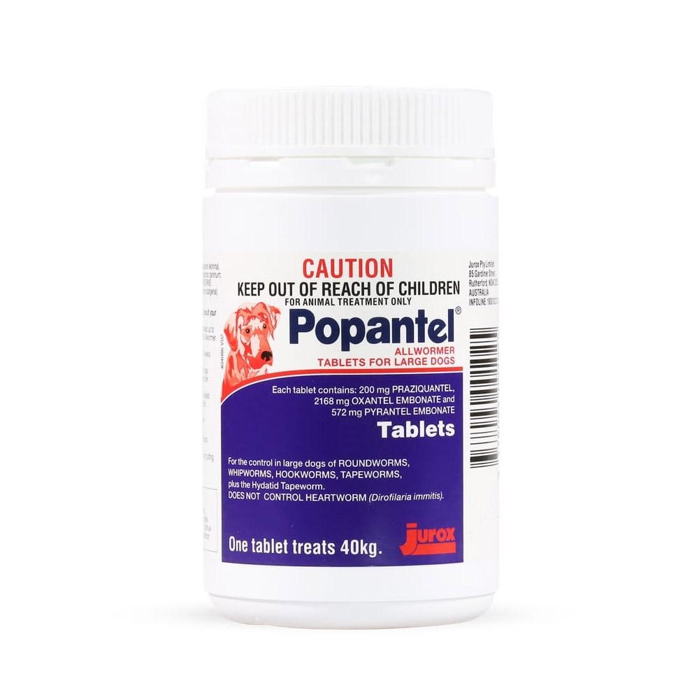 Popantel Allwormer for Dogs 40 Kgs (88 Lbs)