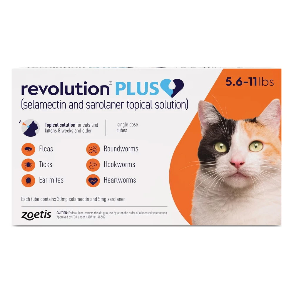 Revolution Plus For Medium Cats 5.5-11Lbs