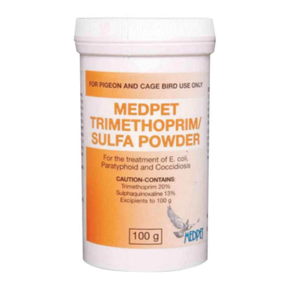 Trimethoprim Sulfa Powder for Pigeon & Caged Birds 100 gm