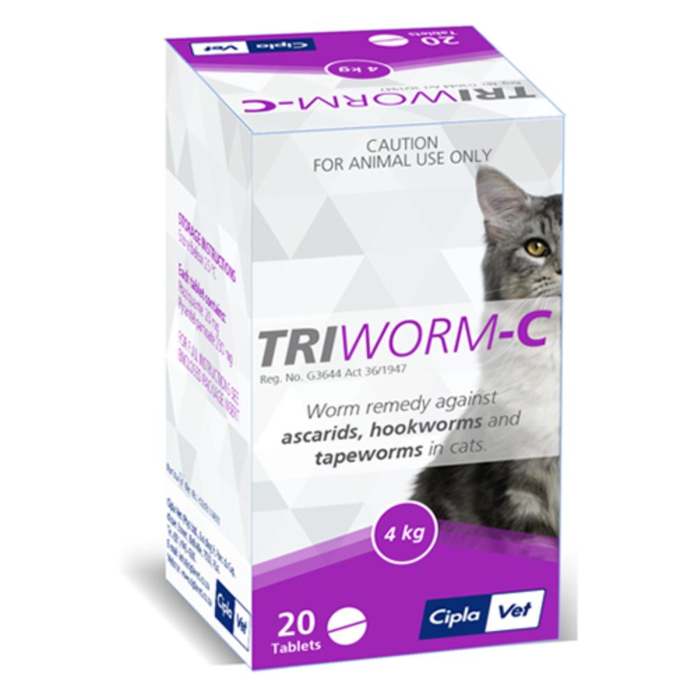 Triworm-C De-wormer for Cat Supplies