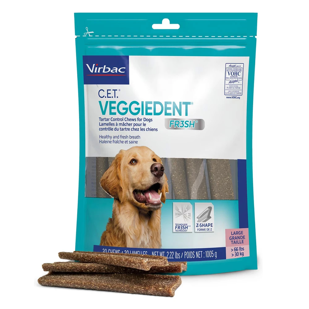 VeggieDent Dental Chews for Large Dogs