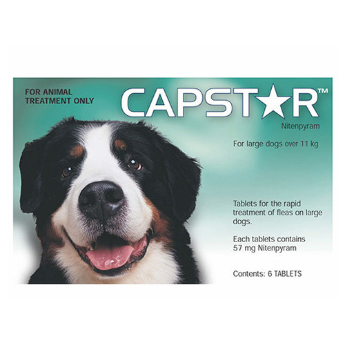 Capstar Large Dog 57 Mg 25.1-125 Lbs Green 12 Tablet