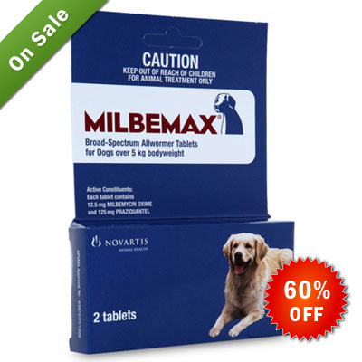 Milbemax Large Dog 5-25 Kgs 2 Tablet